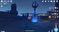 A teleport waypoint in Three Realms Gateway Offering map (Image via Genshin Impact)